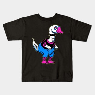 Monster Art Duck Kids T-Shirt